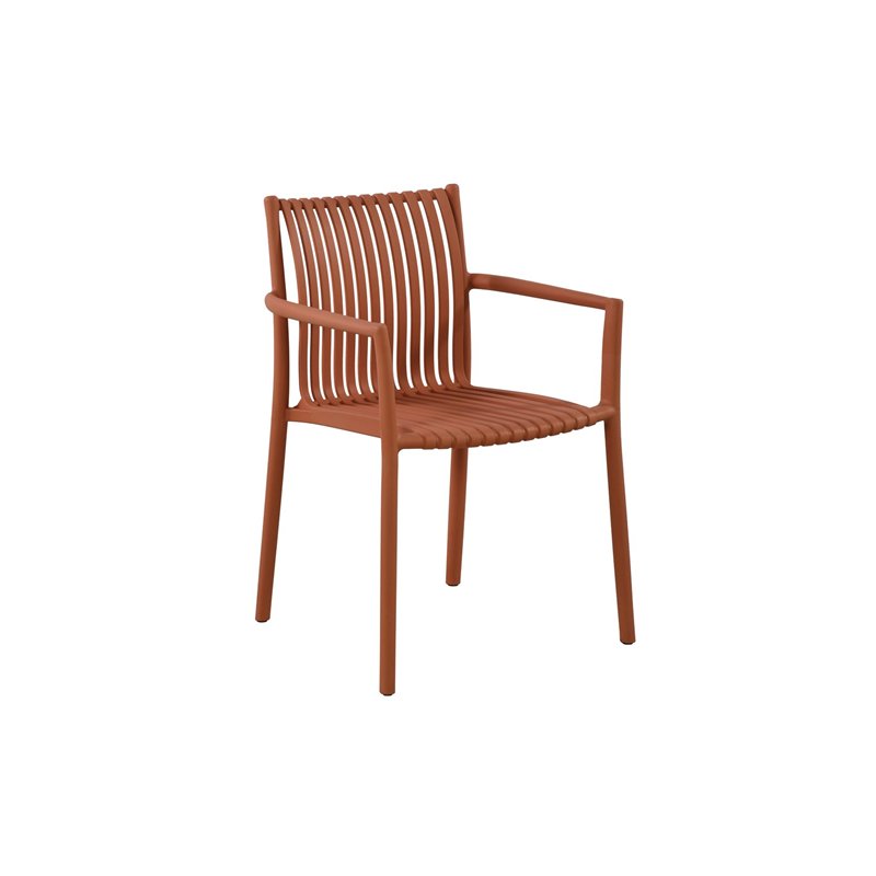 Greenwood Siena Chair in Polypropylene with Fiberglass - Brick