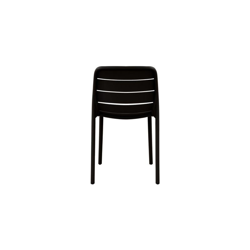 Greenwood Pisa Chair in Polypropylene with Fiberglass - Anthracite