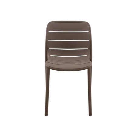 Sedia Pisa In Polipropilene Con Fibra Di Vetro - Tortora