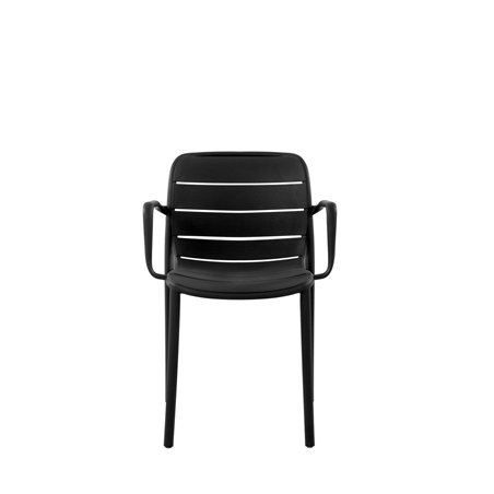 Sedia Pisa In Polipropilene Con Fibra Di Vetro - Antracite