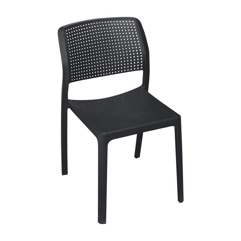 Greenwood Ravenna Garden Chair in Polypropylene with Fiberglass - Anthracite Greenwood Ravenna Garden Chair in Polypropylene with Fiberglass - Anthracite