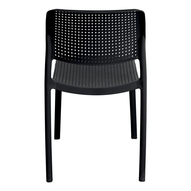 Chaise de jardin Ravenna en polypropylène renforcé de fibres de verre - Anthracite Greenwood Chaise de jardin Ravenna en polypropylène renforcé de fibres de verre - Anthracite Greenwood