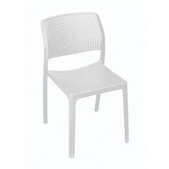 Sedia Ravenna In Polipropilene Con Fibra Di Vetro - Bianco