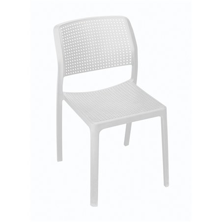 Sedia Ravenna In Polipropilene Con Fibra Di Vetro - Bianco
