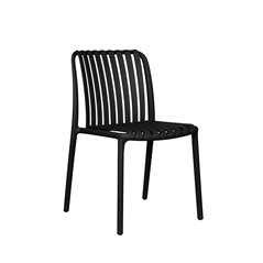 Sedia Como In Polipropilene Con Fibra Di Vetro - Antracite