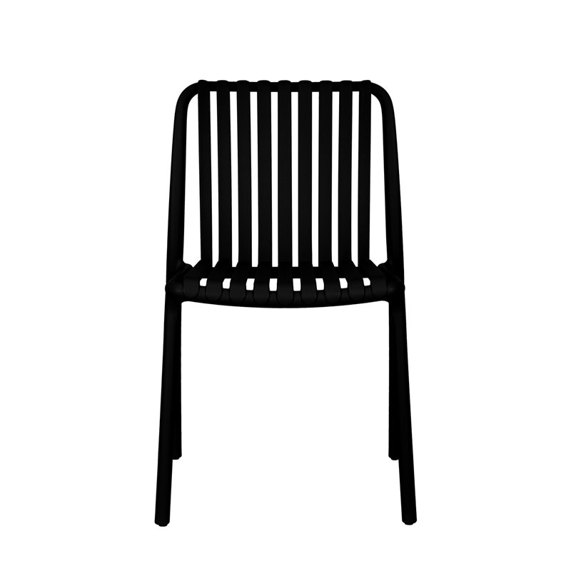 Chaise de jardin Como en polypropylène renforcé de fibres de verre - Anthracite Greenwood