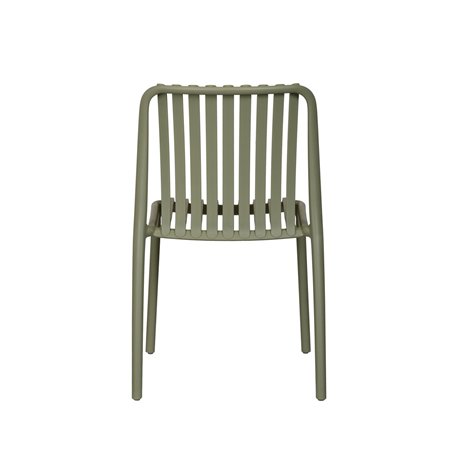 Sedia Como In Polipropilene Con Fibra Di Vetro  - Verde