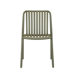Greenwood Como Chair in Polypropylene with Fiberglass - Green