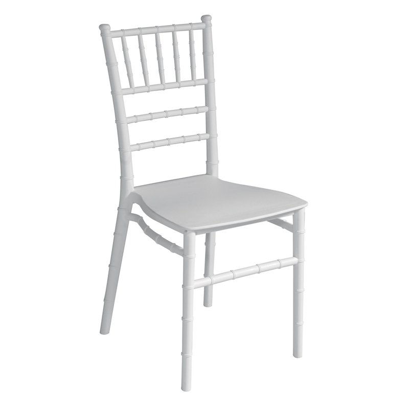 Greenwood Chiavarina Chair in Polypropylene with Fiberglass - White - Stackable
