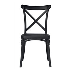 Sedia Trattoria In Polipropilene Con Fibra Di Vetro - Antracite