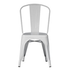 Sedia In Lamiera - Avorio - Impilabile