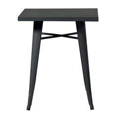 Tavolo In Lamiera 60x60 cm - Piombo