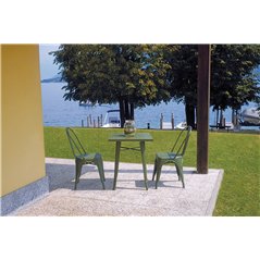 Greenwood 60x60 cm Sheet Metal Table - Military Green