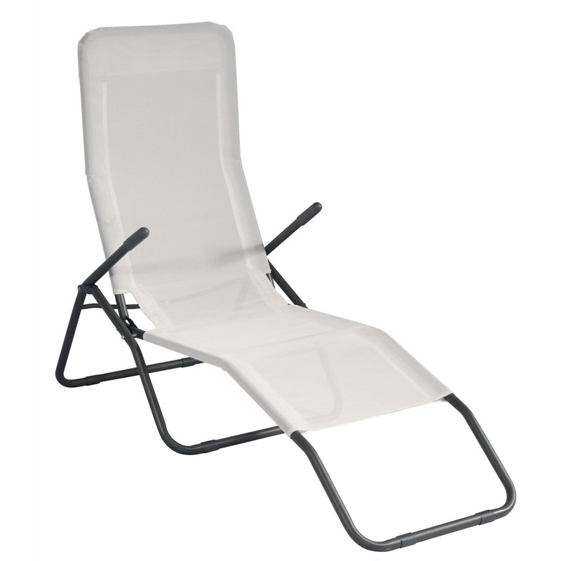 Chaise de jardin Palm Iron - Écru Greenwood