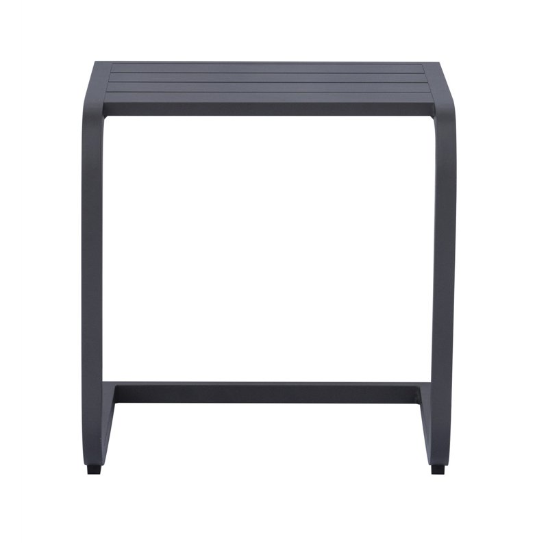 Table de jardin basse en aluminium - Anthracite Greenwood