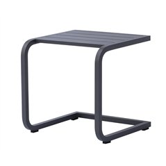 Table de jardin basse en aluminium - Anthracite Greenwood