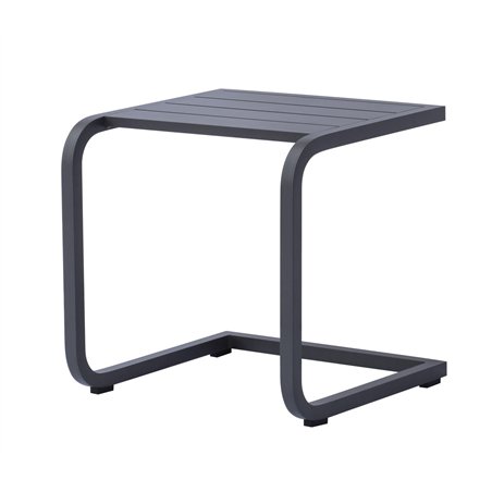 Table de jardin basse en aluminium - Anthracite Greenwood