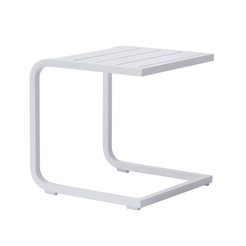 Table de jardin basse en aluminium - Blanche Greenwood