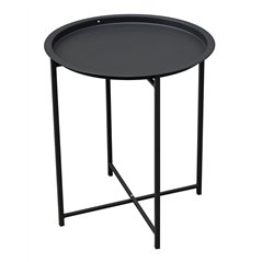 Tavolino Rotondo In Ferro Ø46 cm - Antracite