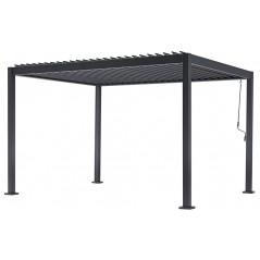 Pergola Texas en aluminium 3x4 m anthracite Greenwood
