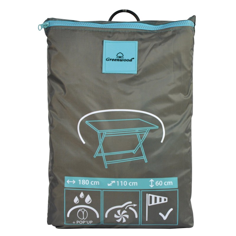Greenwood Garden Table Protective Cover 180x110 - Waterproof Polyester