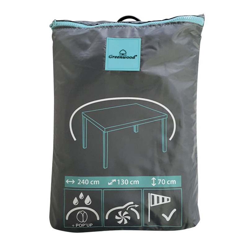 Greenwood Garden Table Protective Cover 240x130 - Waterproof Polyester