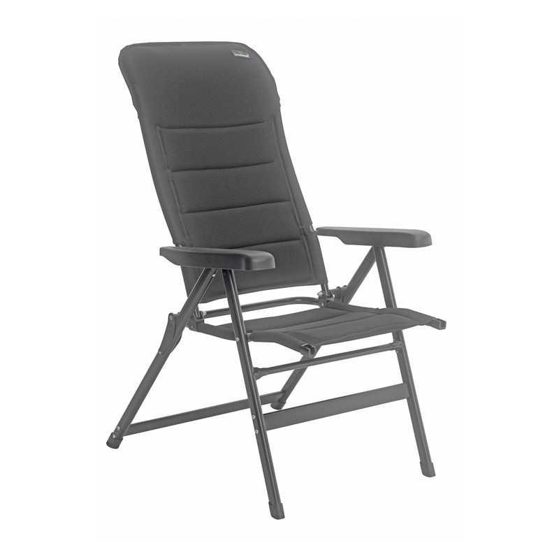 Chaise de jardin 7 positions - Noir Greenwood