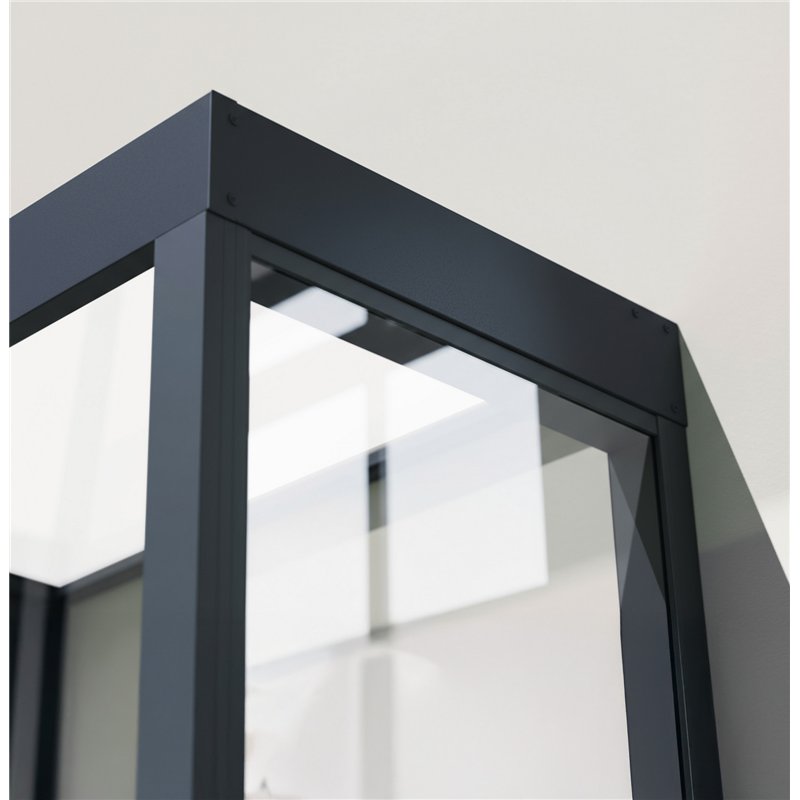 Canopia Sophia Pensilina Da Esterno 215X95 cm + Parete laterale - Grigio Opal Bianco