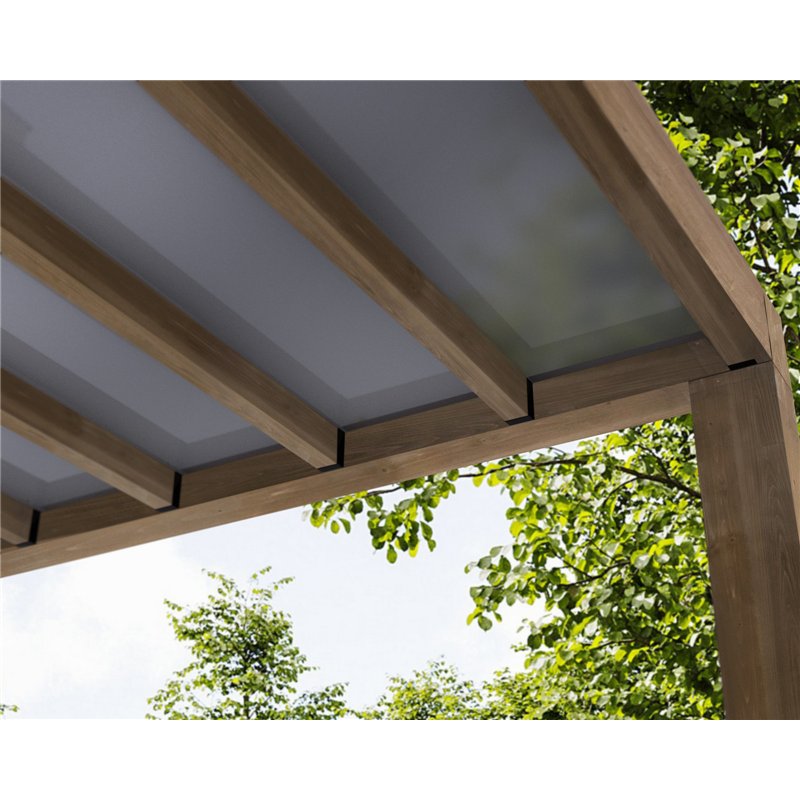 Canopia Helsinki pergola en bois de cèdre 3x5.3 m