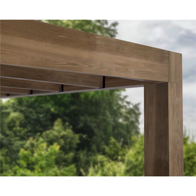 Canopia Helsinki pergola en bois de cèdre 3x5.3 m