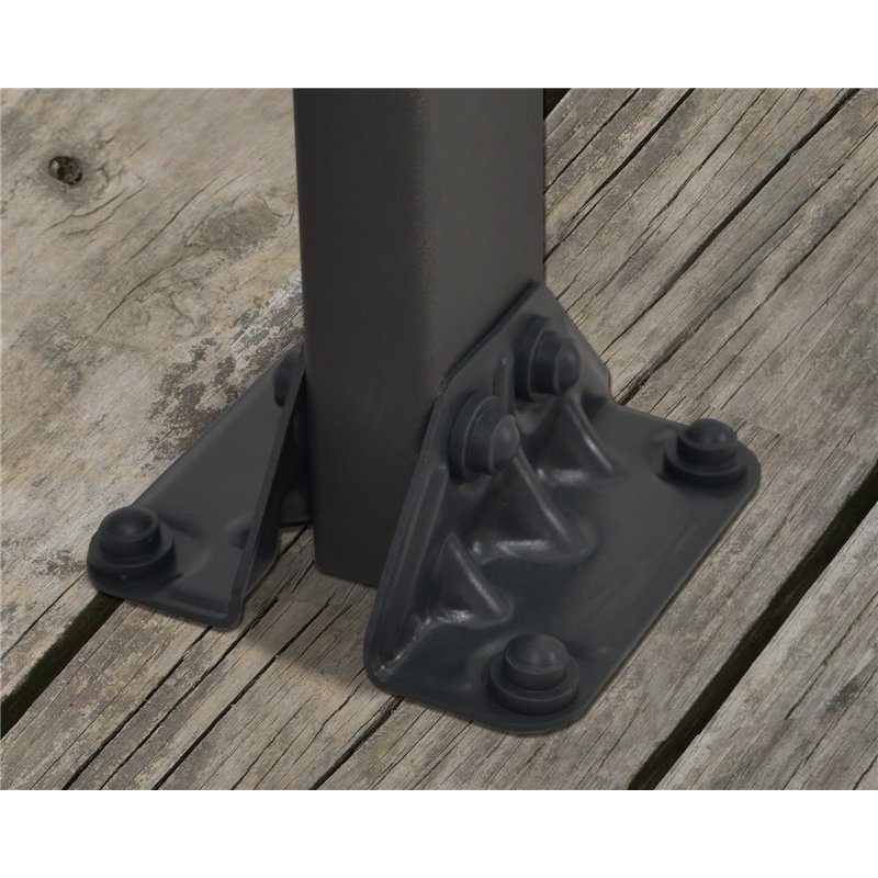 Canopia Feria Pergola adossée en aluminium 3x10.9 m Gris Canopia Feria Pergola adossée en aluminium 3x10.9 m Gris