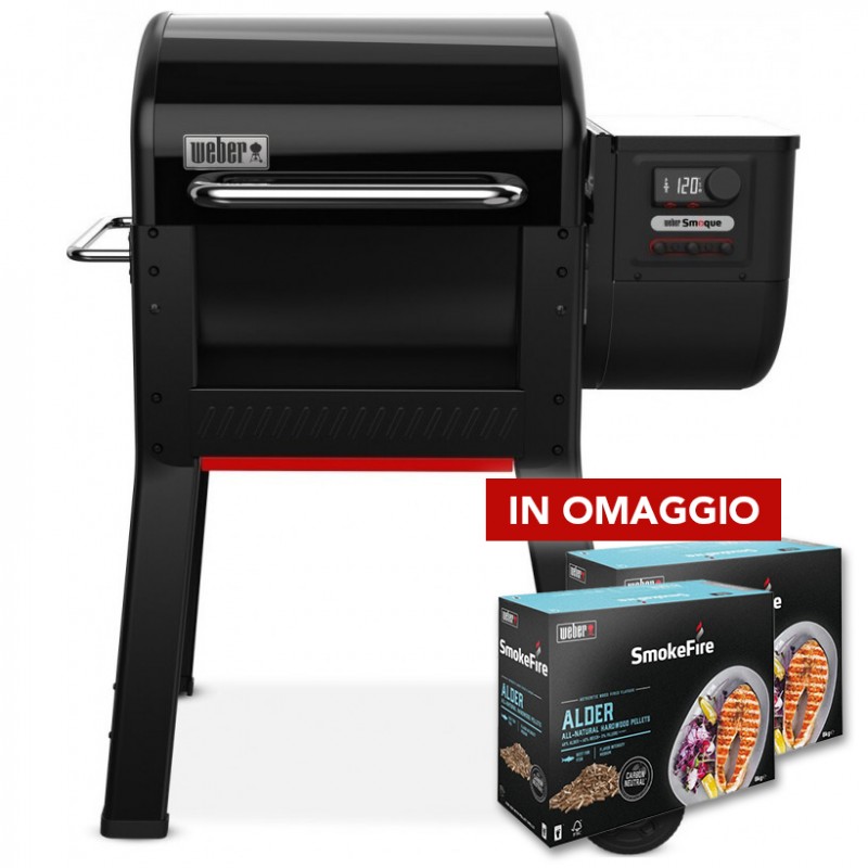 Barbecue à Pellets Weber Smoque Noir Cod. 1500804