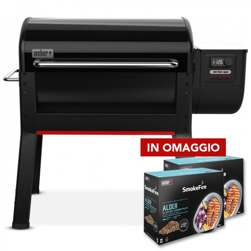 Barbecue à Pellets Weber Smoque Xl Noir Cod.1500805