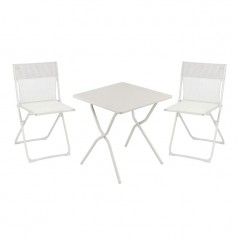 Set con Tavolo e 2 sedie BALCONY 64 x 70 cm colore Seigle LaFuma