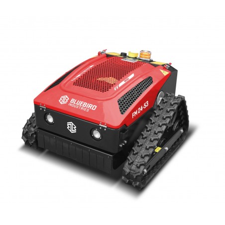 Remote-controlled tracked brush mower Blue Bird FM 24-53 cutting width 530 mm Loncin 224 cc