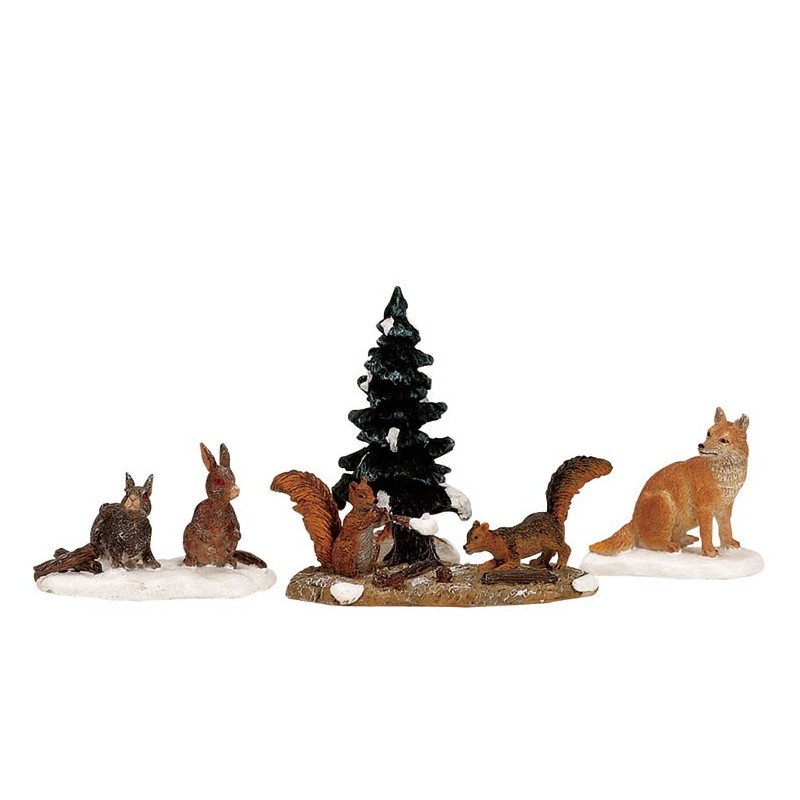 Woodland Animals Set of 4 Réf. 12516