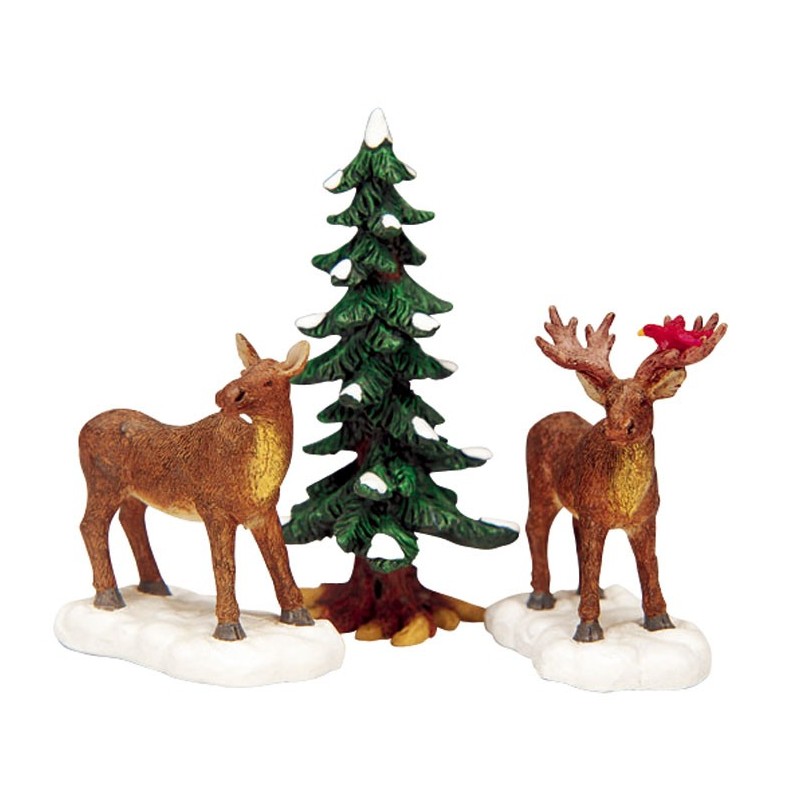 Mr and Mrs Moose Set of 3 Ref. 32725