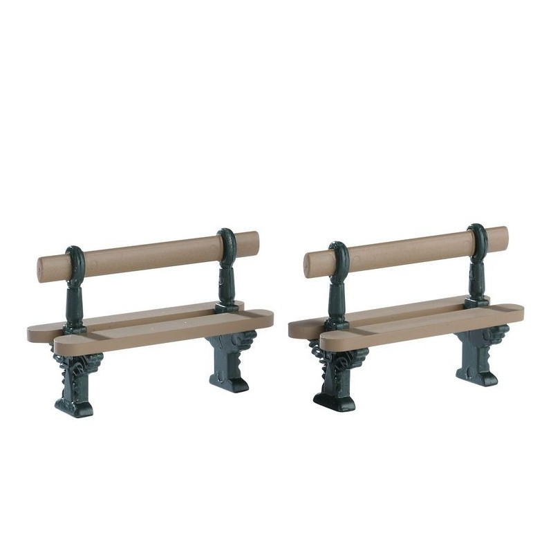 Double Seated Bench Set of 2 Réf. 74235