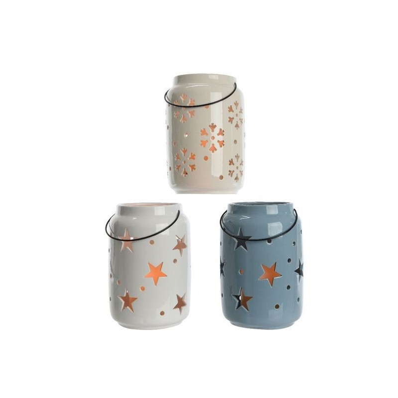 Luminous Ceramic Lantern Dim. 15x15x22.5 cm. Single piece Luminous Ceramic Lantern Dim. 15x15x22.5 cm. Single piece