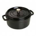 Cocotte 24 cm Noire en Fonte