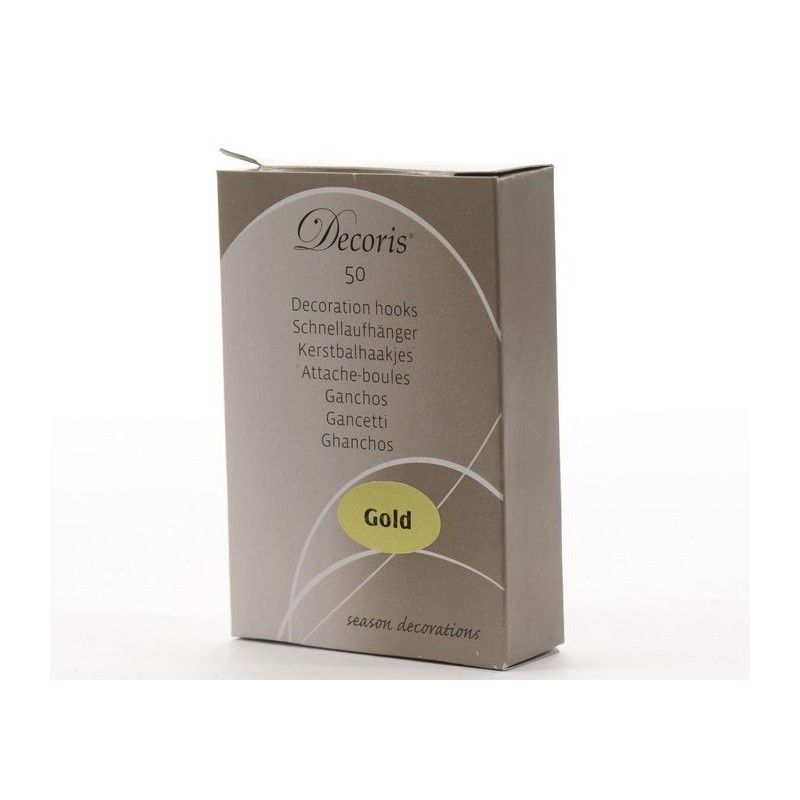Hooks to hang 3.5 cm Gold. Set of 50 Hooks to hang 3.5 cm Gold. Set of 50