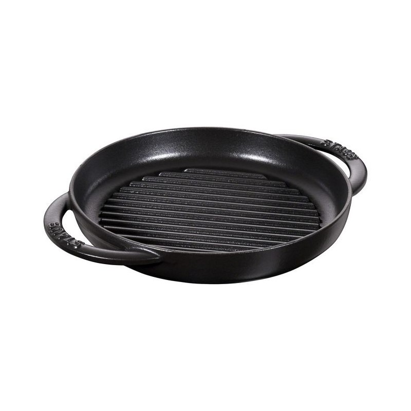 Pure Grill 22 cm Nero in Ghisa