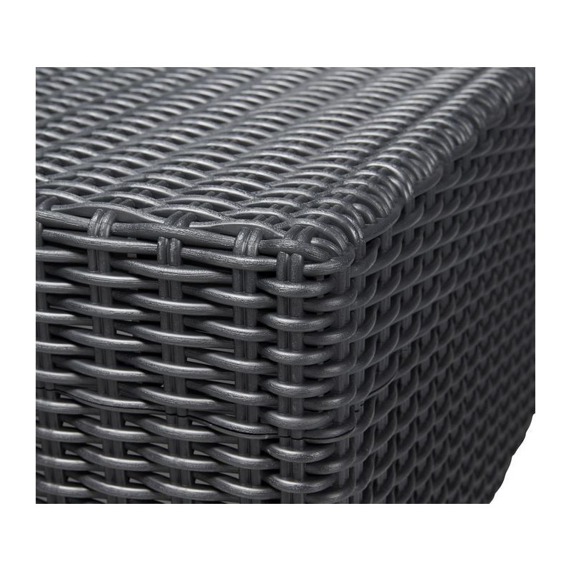 Keter 2 Armchairs With Armrests CALIFORNIA Graphite Keter 2 Armchairs With Armrests CALIFORNIA Graphite