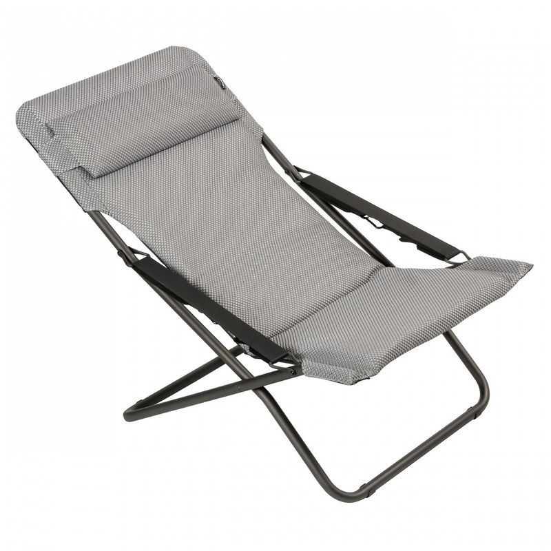 TRANSABED Be Comfort LaFuma LFM2829 Silver Deck Chair TRANSABED Be Comfort LaFuma LFM2829 Silver Deck Chair