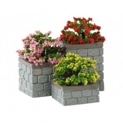 Flower Bed Boxes, Set Of 3 Cod. 84380