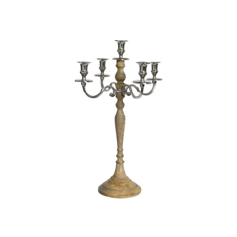 Candelabra Natural/Silver dim 39x17x60 cm Candelabra Natural/Silver dim 39x17x60 cm