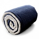 Plaid Throw Nora 150 x 200 cm Colore Dark Blue
