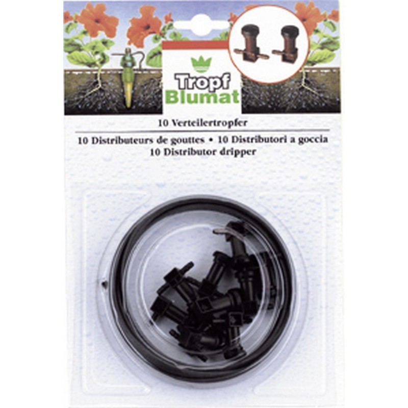 Drip sprinklers ( Stocker 10 pcs) with irrigation tube