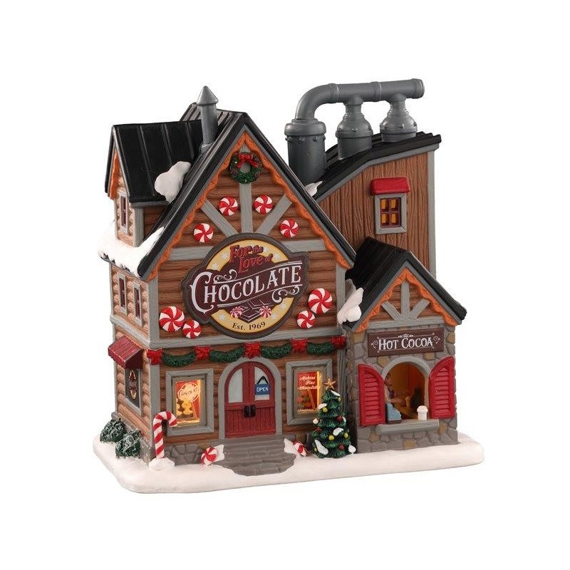 For The Love of Chocolate Shop con Alimentatore Led Cod. 05621