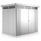 Casetta da Giardino in Metallo HIGHLINE 2 con Porta a Due Battenti Biohort